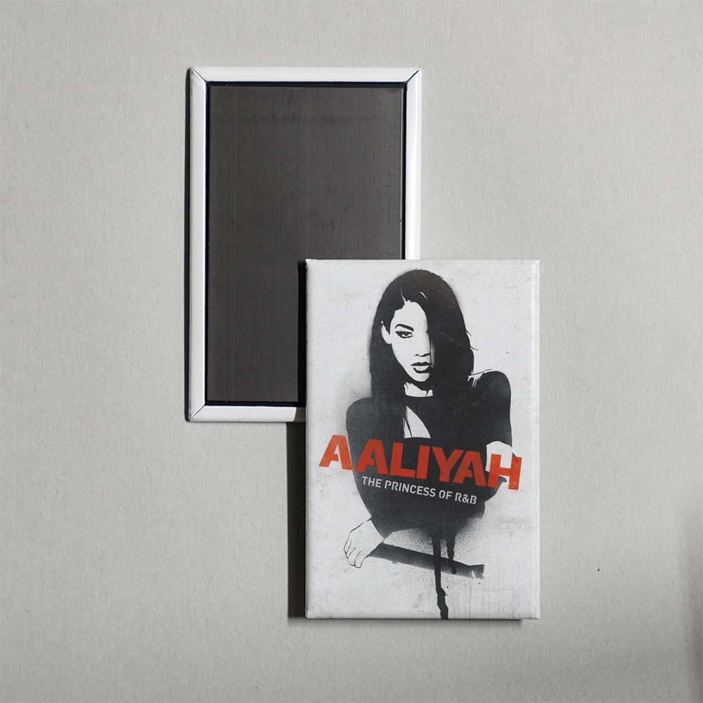 Aaliyah The Princess of R&B Mini Movie Fridge Magnet