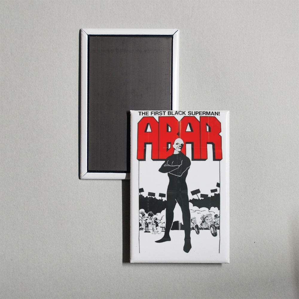Abar, the First Black Superman Mini Movie Fridge Magnet
