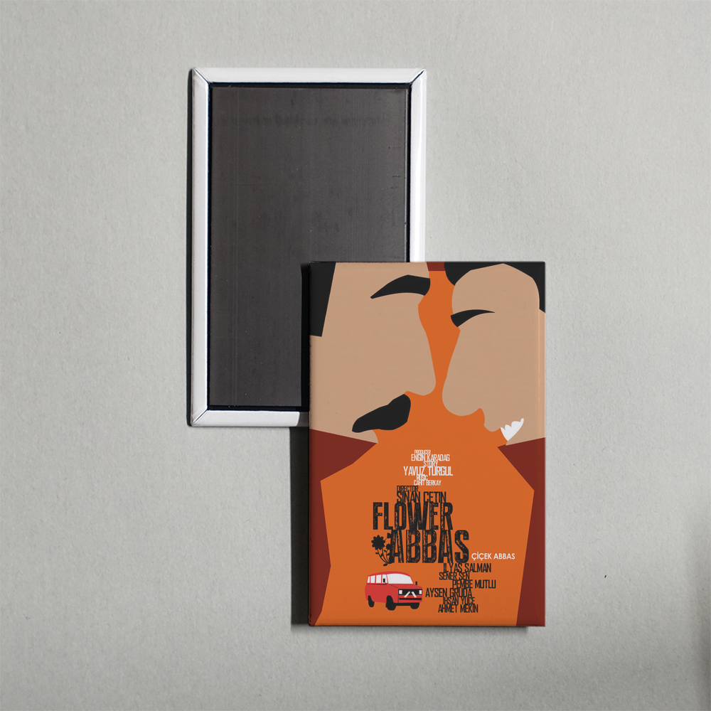 Abbas in Flower Mini Movie Fridge Magnet
