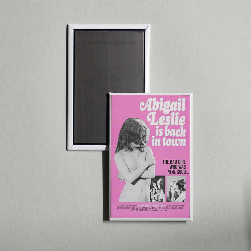 Abigail Leslie Is Back in Town Mini Movie Fridge Magnet