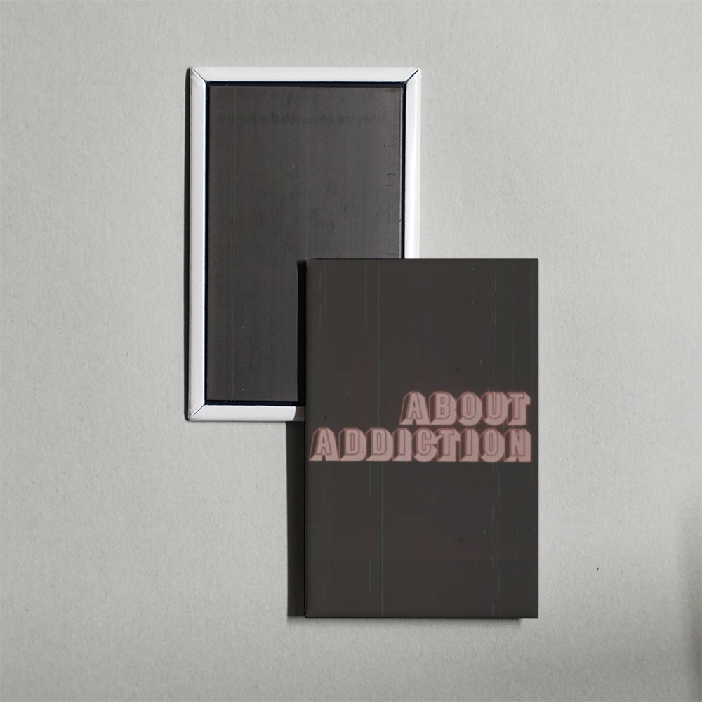 About Addiction Mini Movie Fridge Magnet