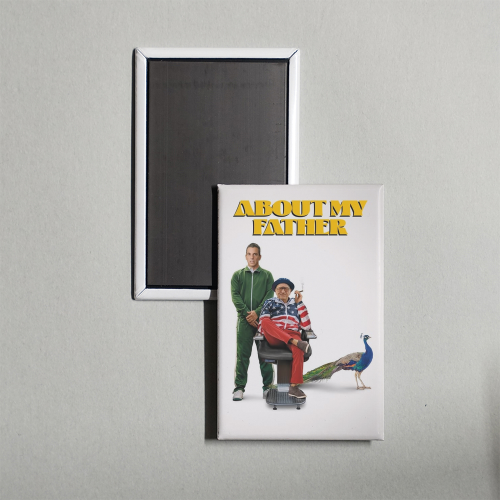 About My Father Mini Movie Fridge Magnet