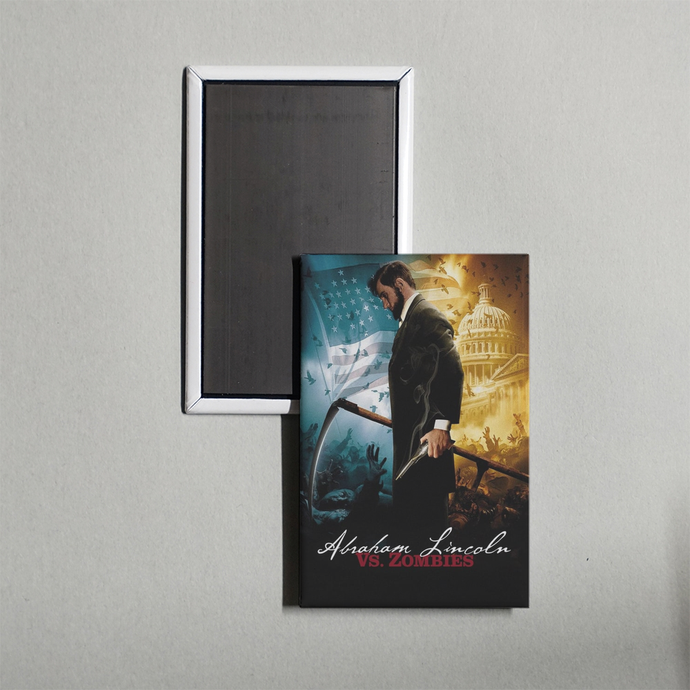 Abraham Lincoln vs. Zombies Mini Movie Fridge Magnet