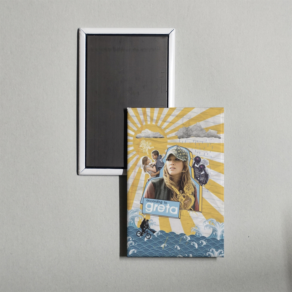 According to Greta Mini Movie Fridge Magnet