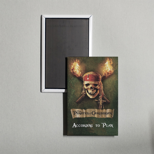 According to Plan The Making of 'Pirates of the Caribbean Dead Man's Chest' Mini Movie Fridge Magnet