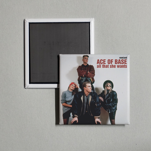 Ace of Base - All That She Wants (Remixed) Album Cover Fridge Magnet