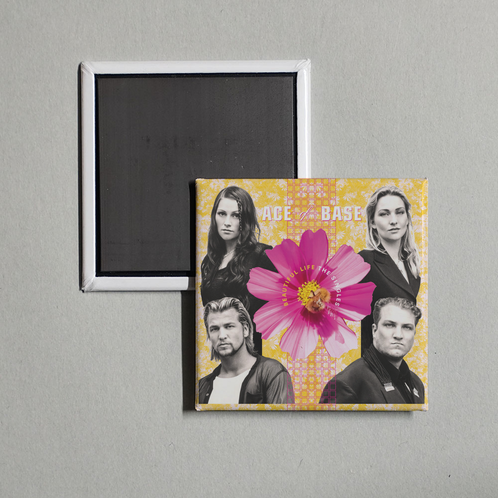 Ace of Base - Beautiful Life - The Singles Box Album Cover Fridge Magnet