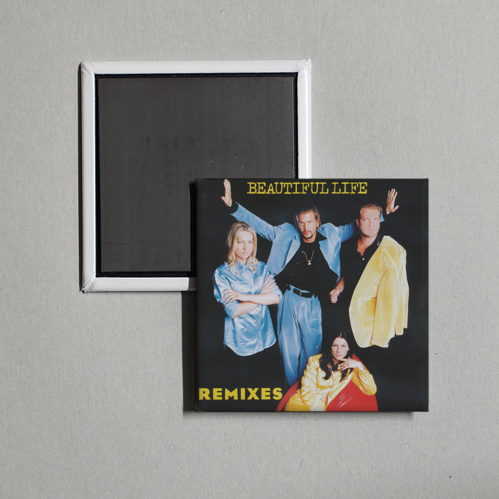 Ace of Base - Beautiful Life (The Remixes) Album Cover Fridge Magnet