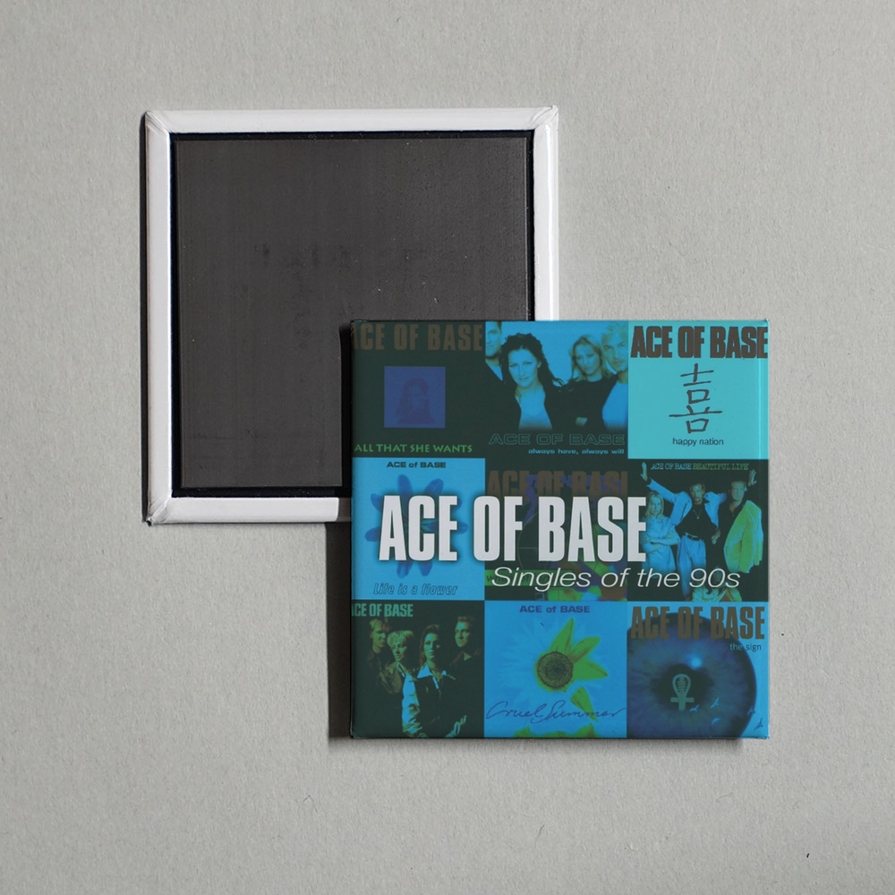 Ace of Base - Singles of the 90s Album Cover Fridge Magnet