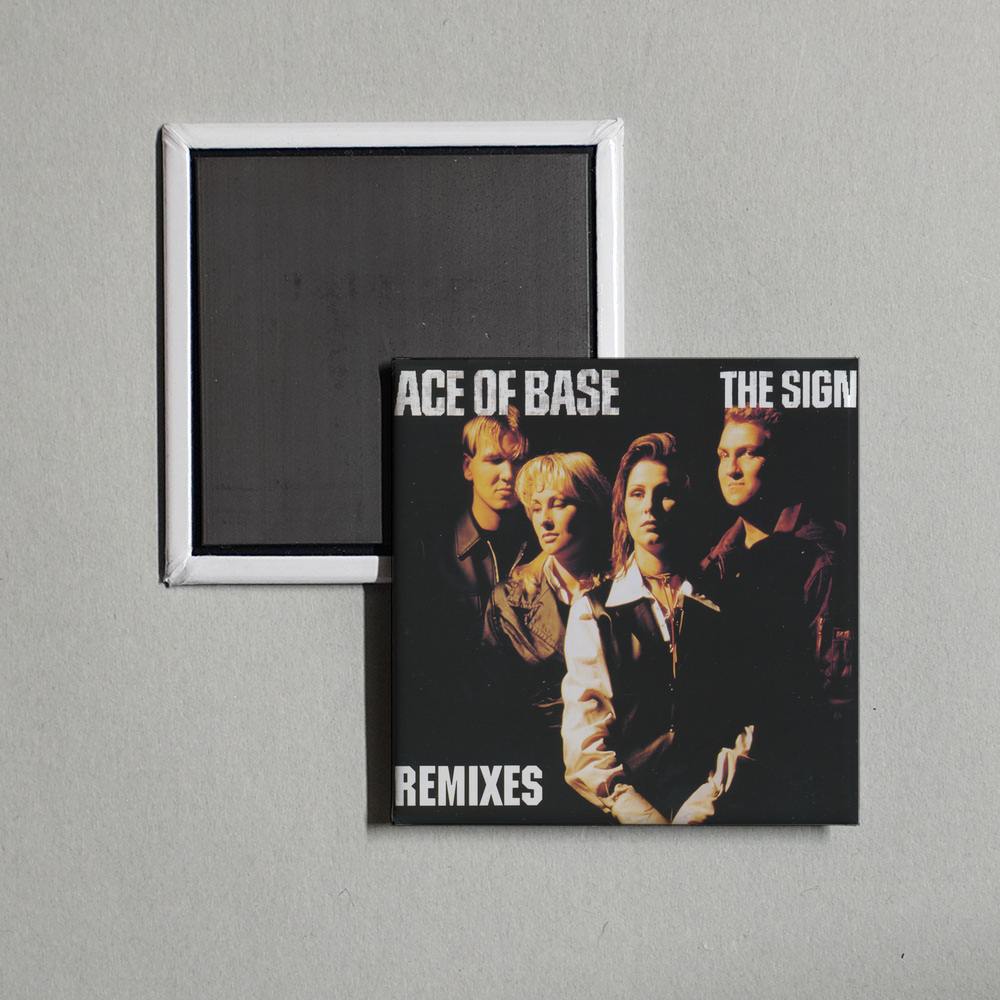 Ace of Base - The Sign (The Remixes) Album Cover Fridge Magnet