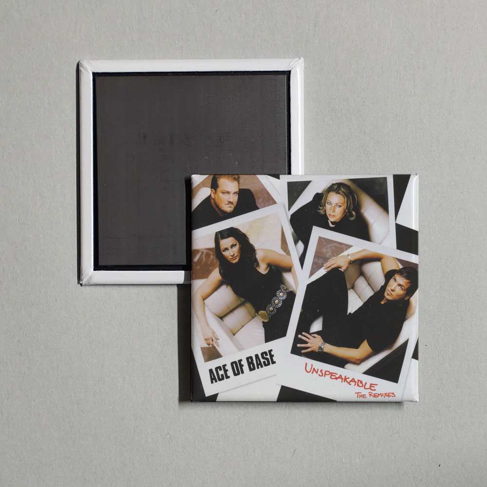 Ace of Base - Unspeakable (The Remixes) Album Cover Fridge Magnet