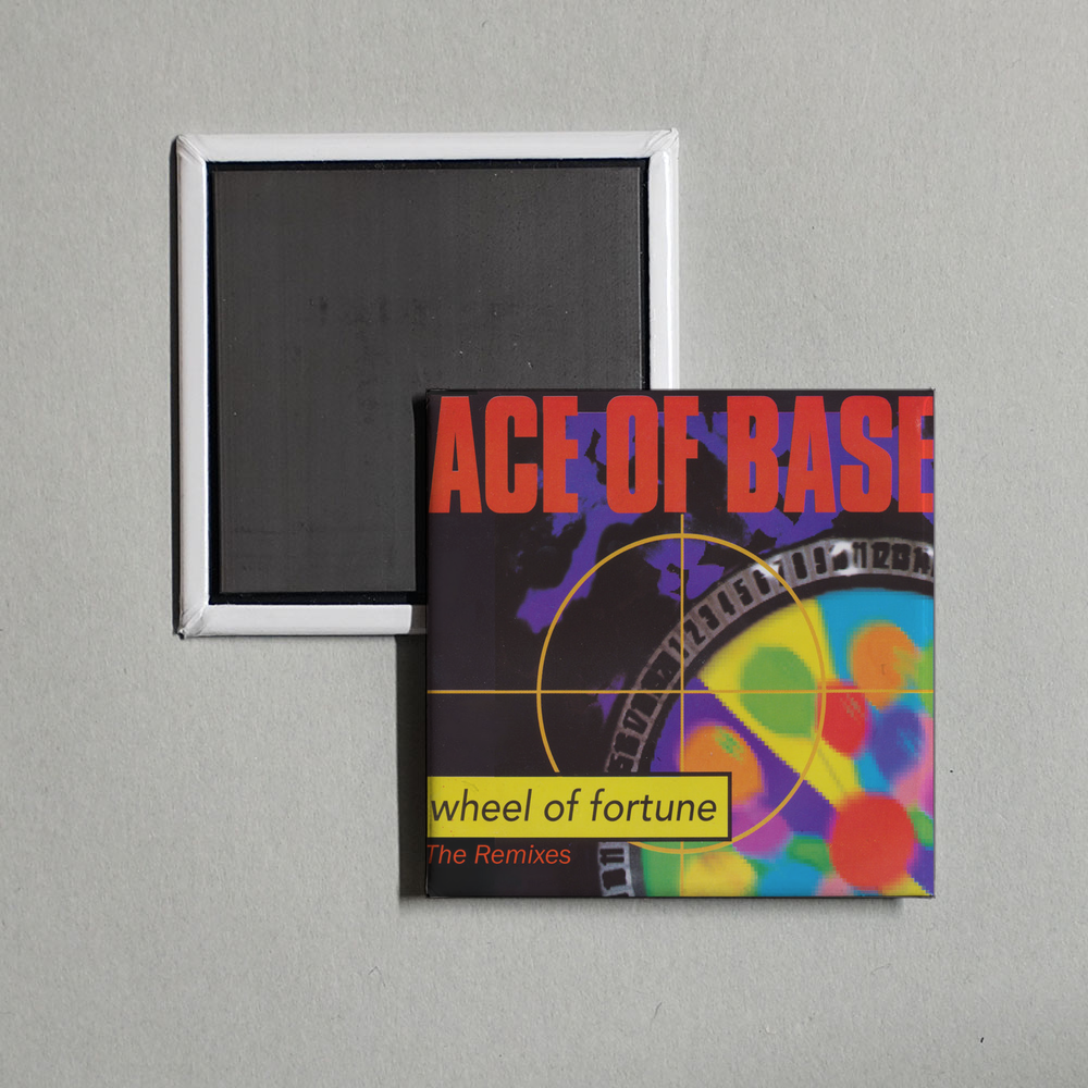 Ace of Base - Wheel of Fortune (The Remixes) Album Cover Fridge Magnet