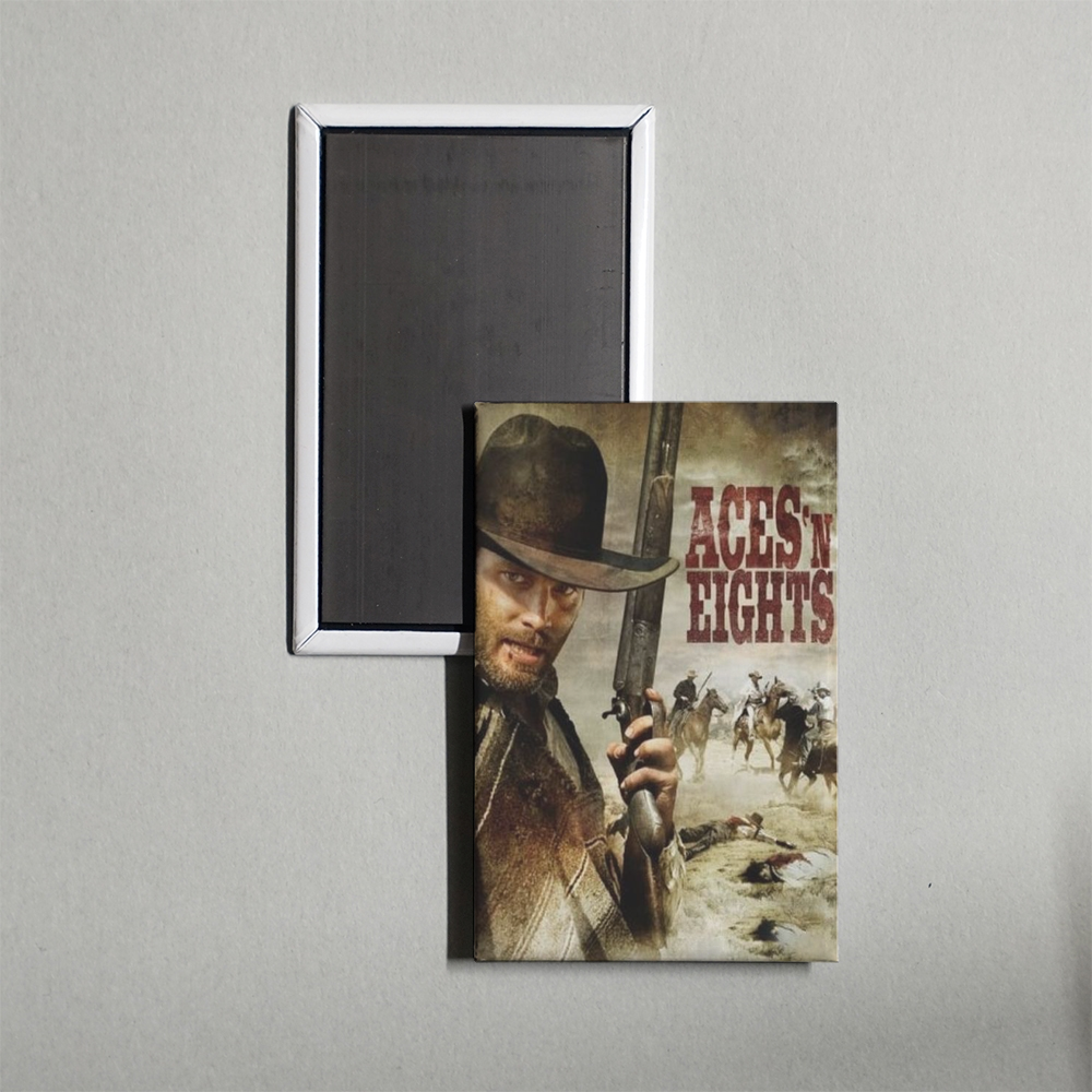 Aces 'N' Eights Mini Movie Fridge Magnet