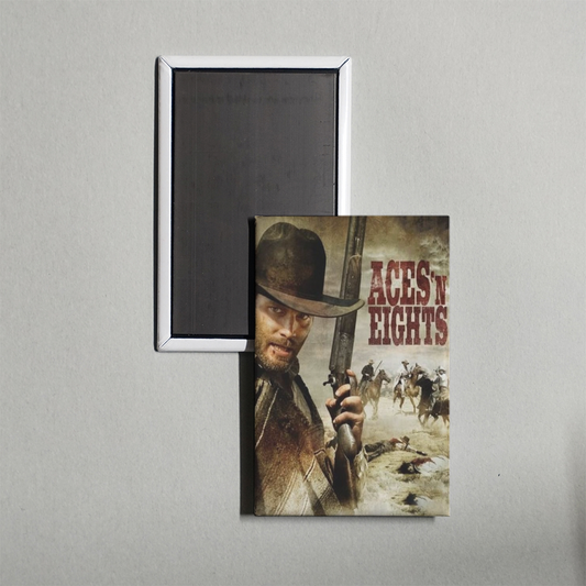 Aces 'N' Eights Mini Movie Fridge Magnet