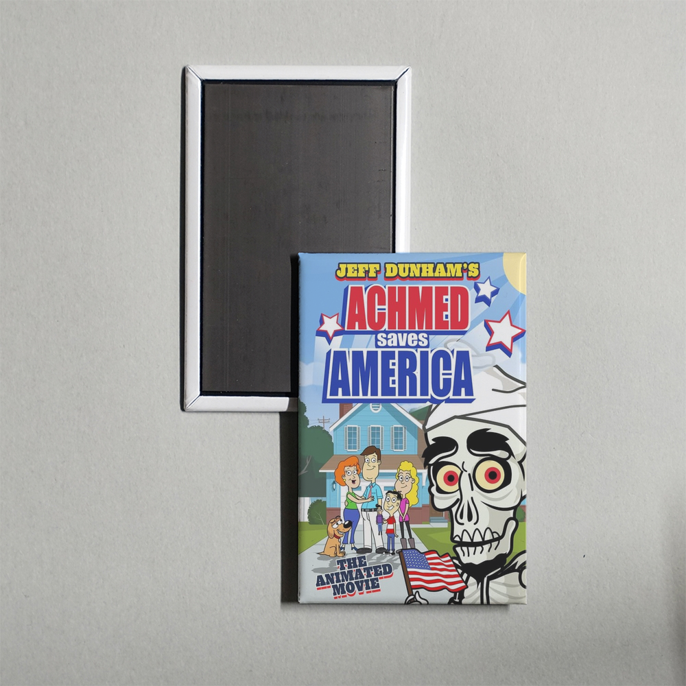 Achmed Saves America Mini Movie Fridge Magnet