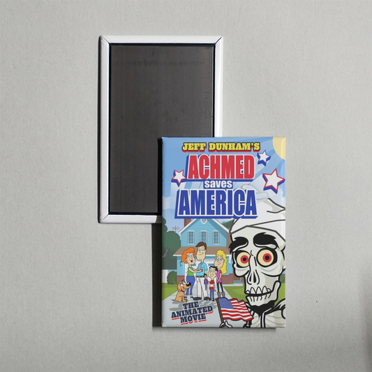 Achmed Saves America Mini Movie Fridge Magnet