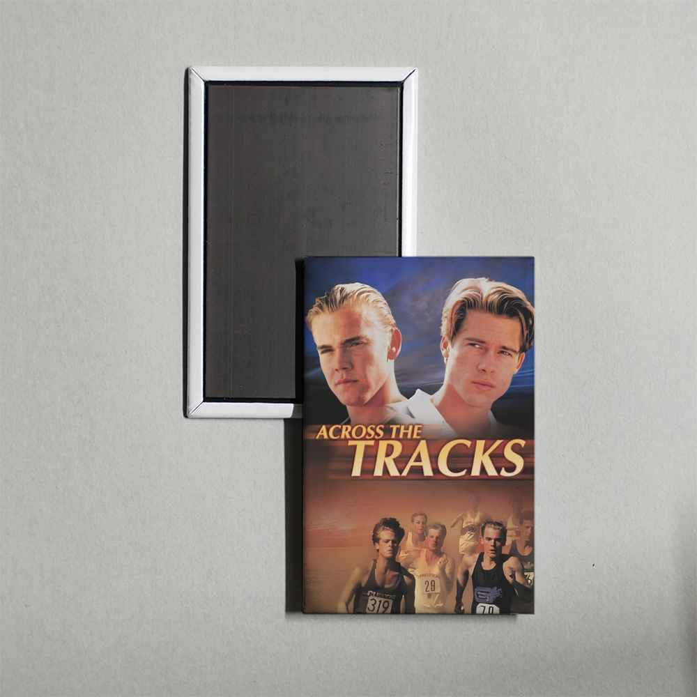 Across the Tracks Mini Movie Fridge Magnet