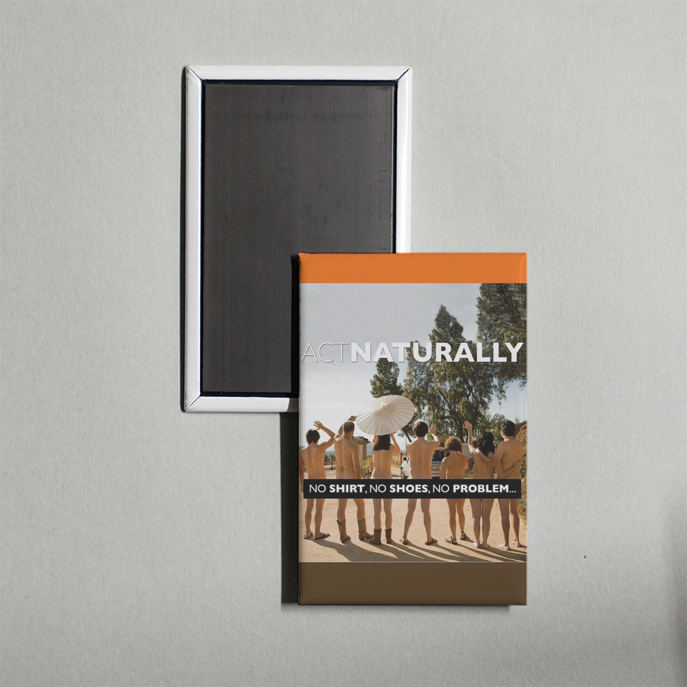 Act Naturally Mini Movie Fridge Magnet