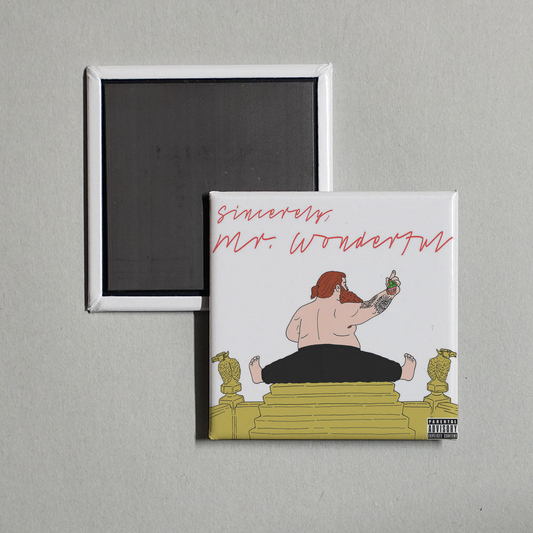 Action Bronson - Mr. Wonderful Album Cover Fridge Magnet