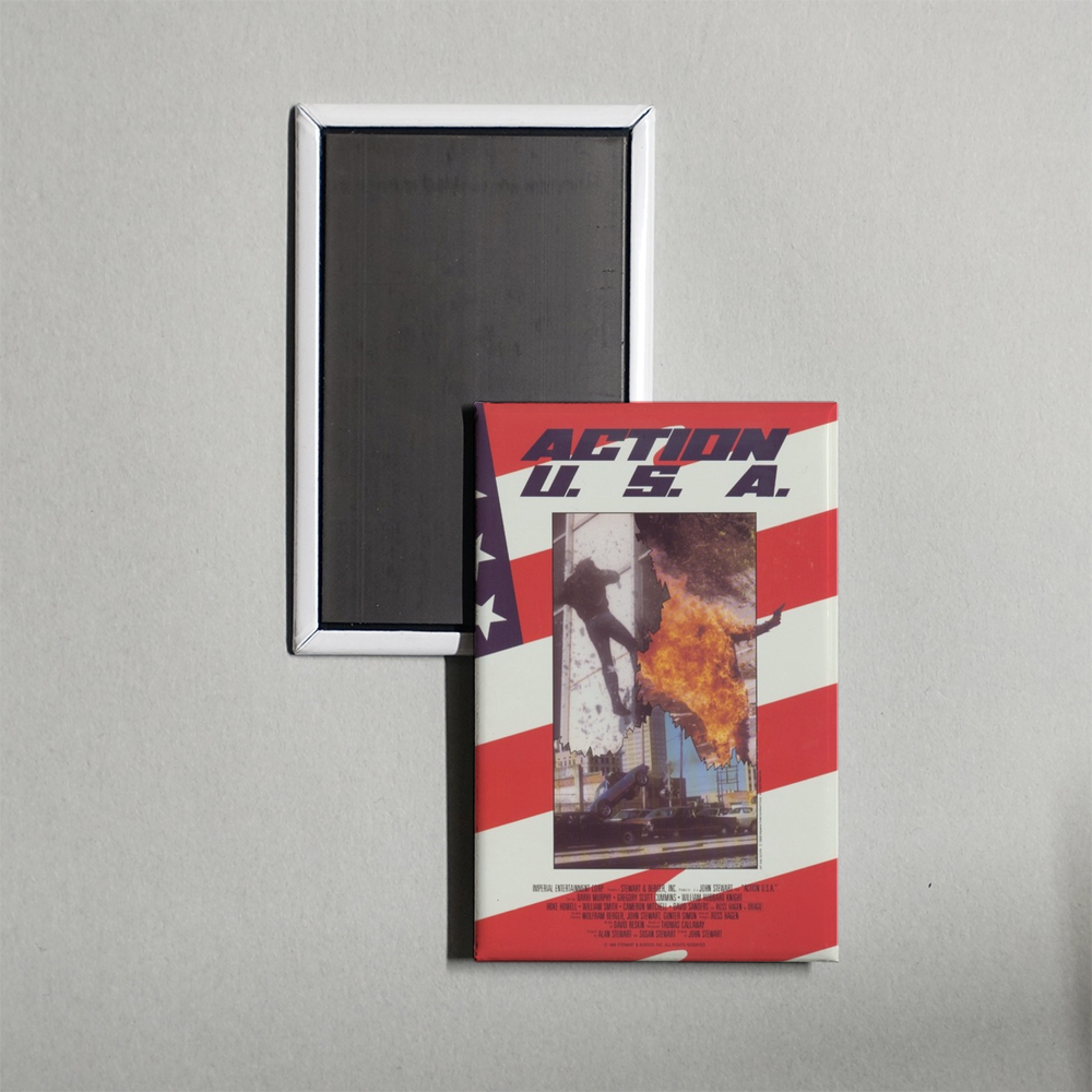 Action U.S.A. Mini Movie Fridge Magnet