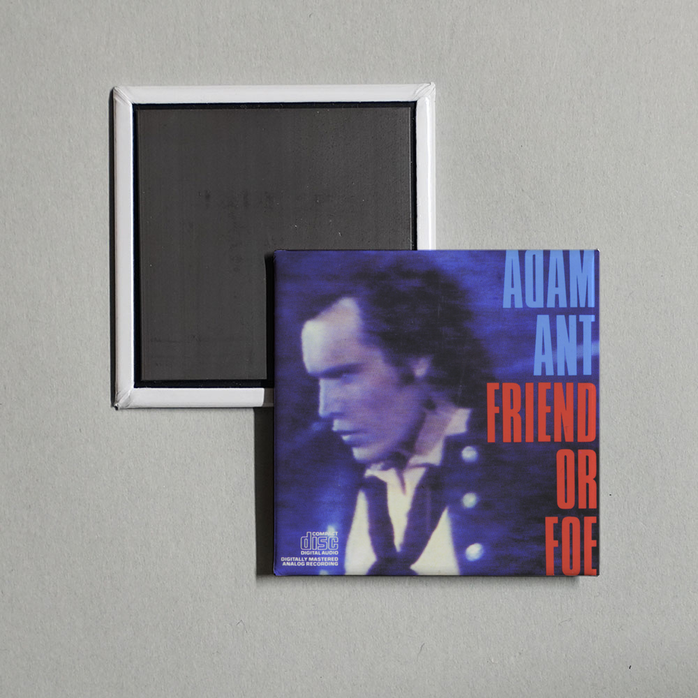 Adam Ant - Friend Or Foe Album Cover Fridge Magnet