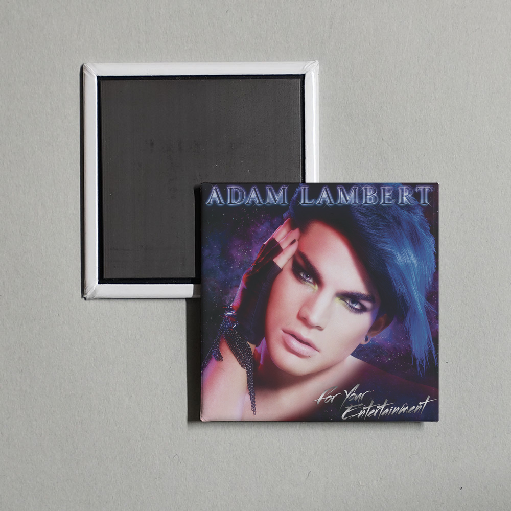 Adam Lambert - For Your Entertainment Album Cover Fridge Magnet