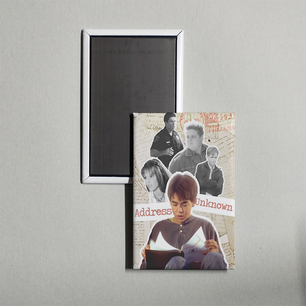Address Unknown Mini Movie Fridge Magnet