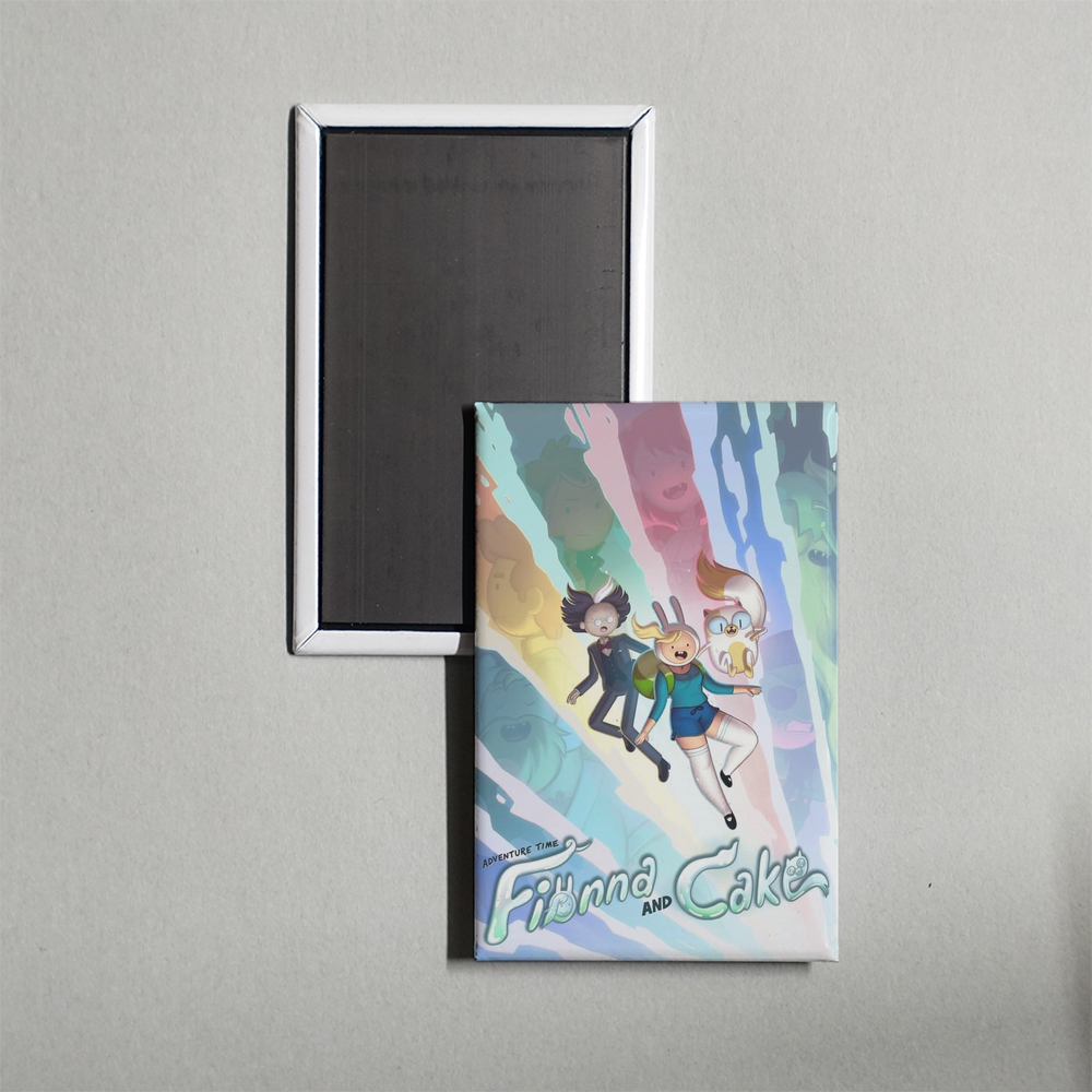 Adventure Time Fionna & Cake TV Show Fridge Magnet