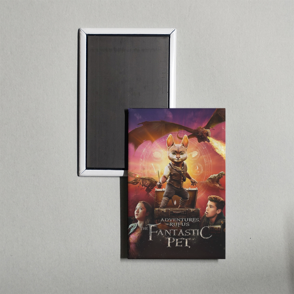 Adventures of Rufus The Fantastic Pet Mini Movie Fridge Magnet