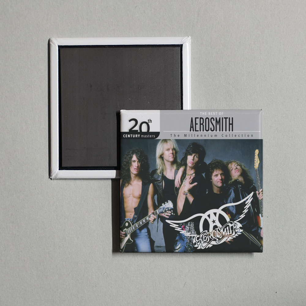 Aerosmith - 20th Century Masters The Millennium Collection The Best Of Aerosmith Album Cover Fridge Magnet