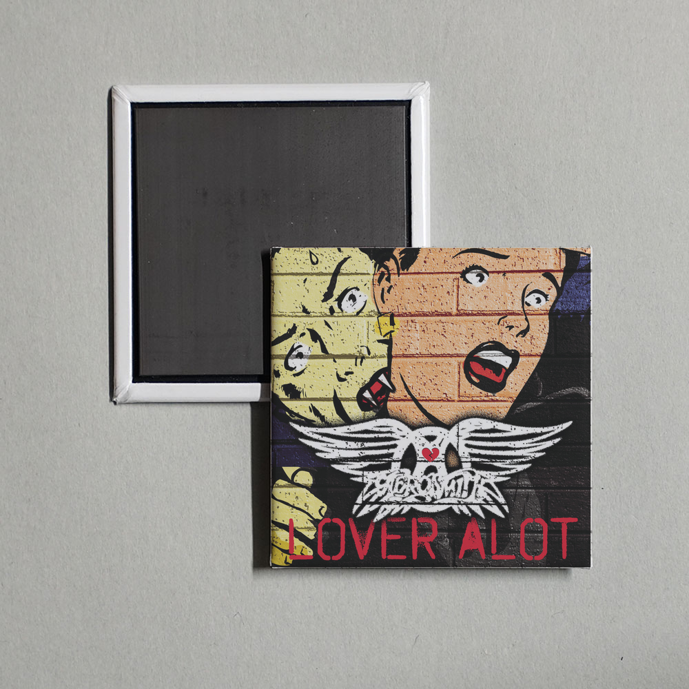 Aerosmith - Lover Alot Album Cover Fridge Magnet