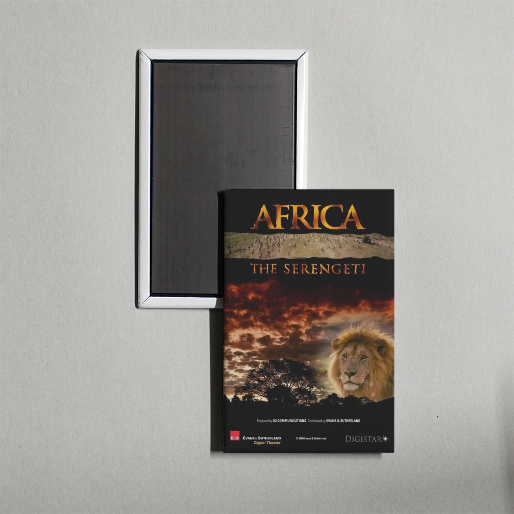 Africa The Serengeti Mini Movie Fridge Magnet