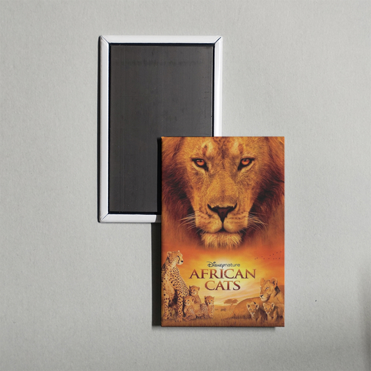 African Cats Mini Movie Fridge Magnet