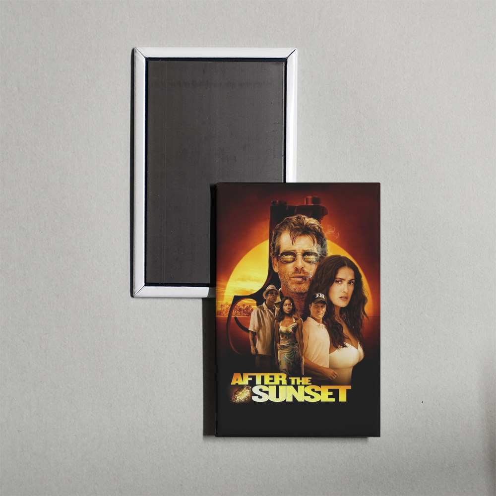 After the Sunset Mini Movie Fridge Magnet