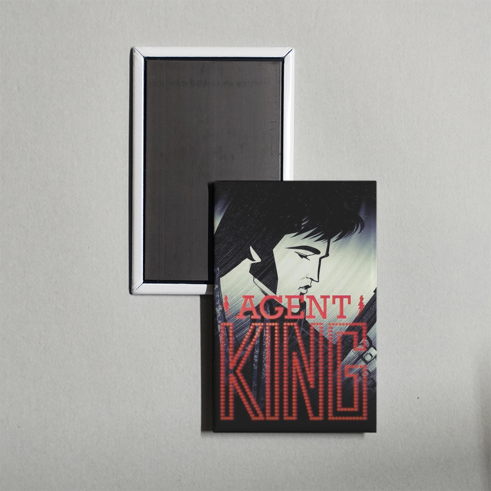 Agent Elvis TV Show Fridge Magnet