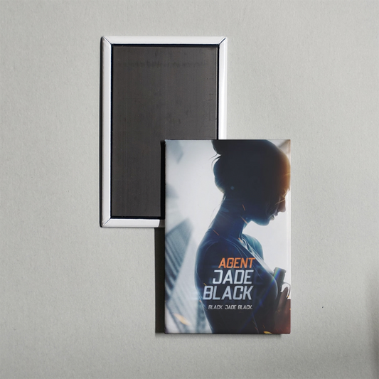 Agent Jade Black Mini Movie Fridge Magnet