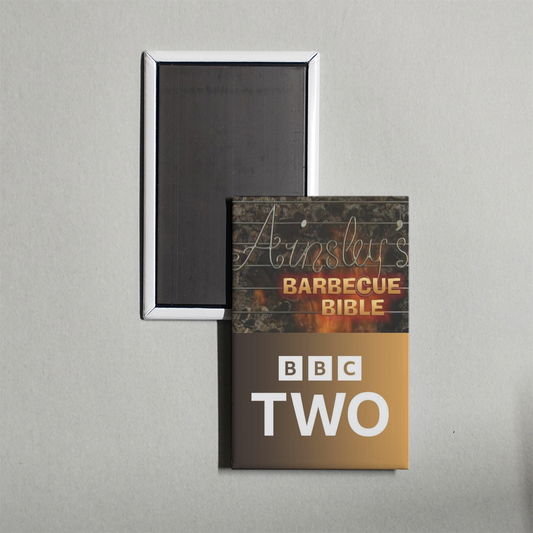 Ainsley's Barbecue Bible TV Show Fridge Magnet