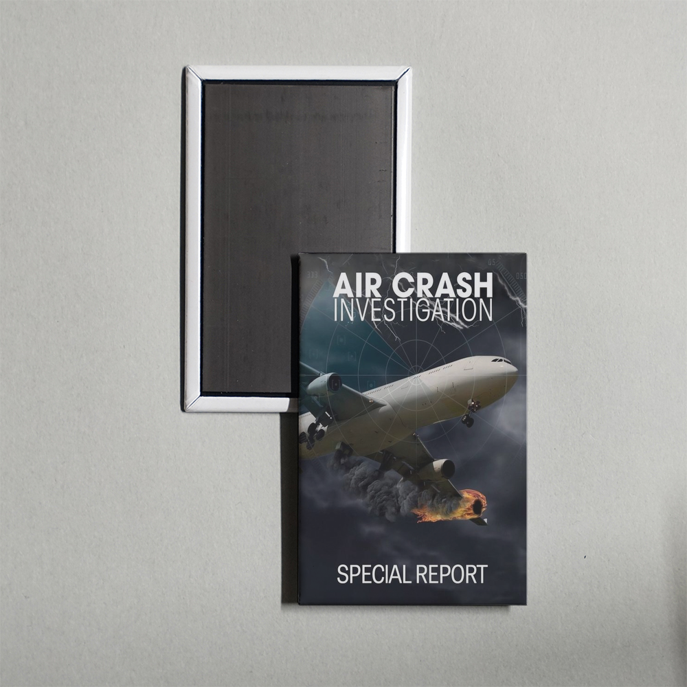 Air Crash Investigation Special Report TV Show Fridge Magnet