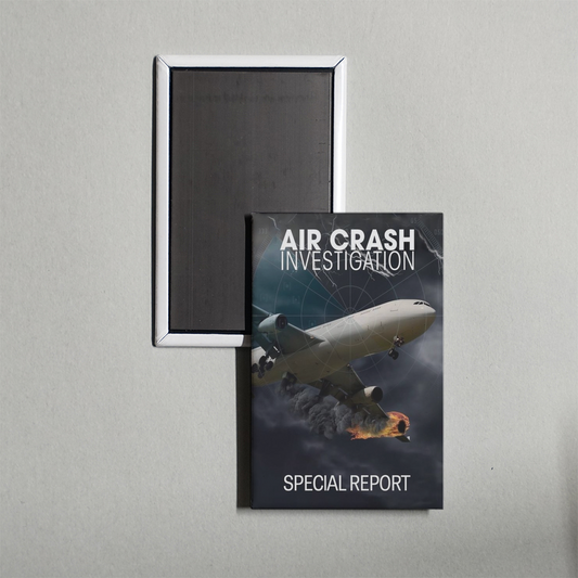 Air Crash Investigation Special Report TV Show Fridge Magnet