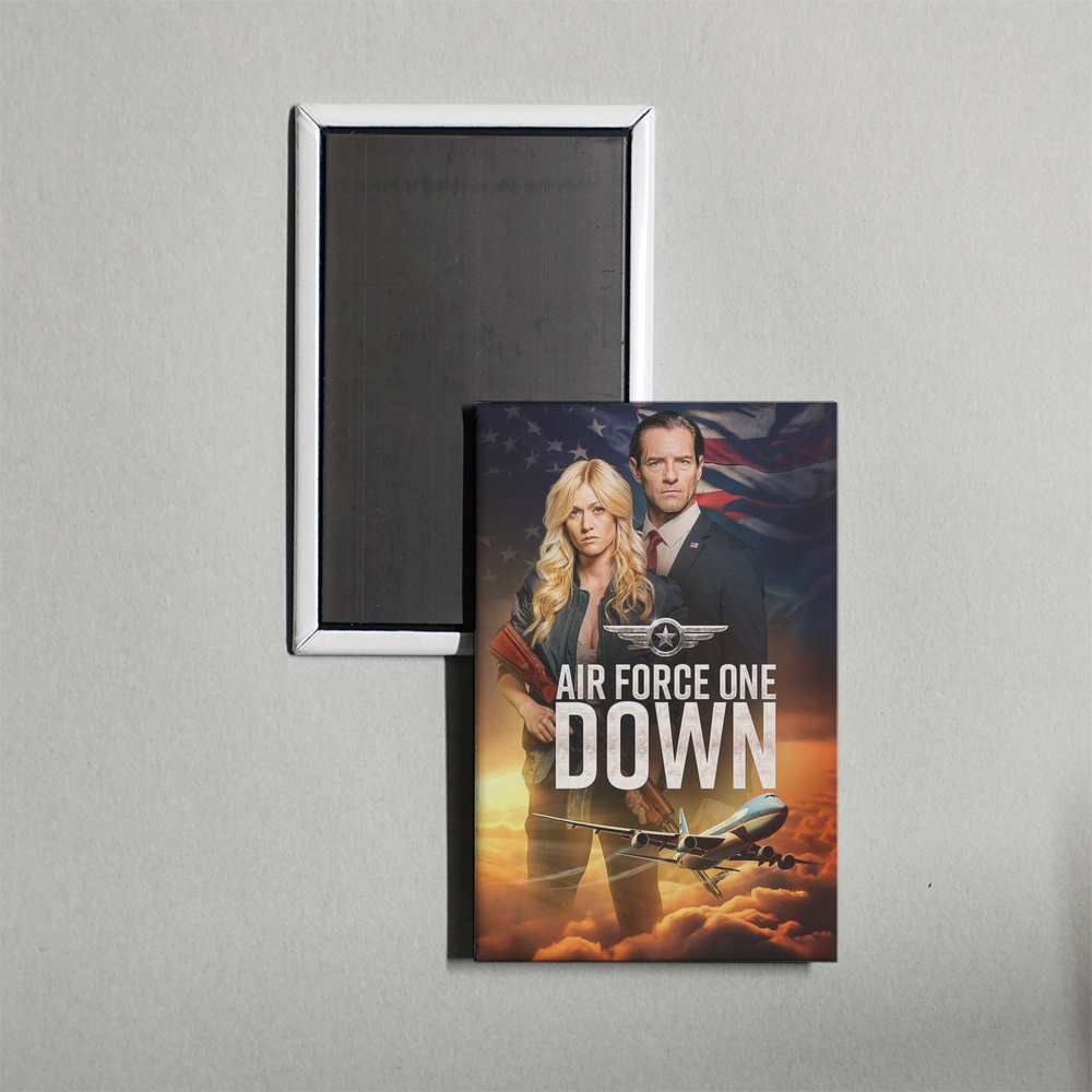 Air Force One Down Mini Movie Fridge Magnet