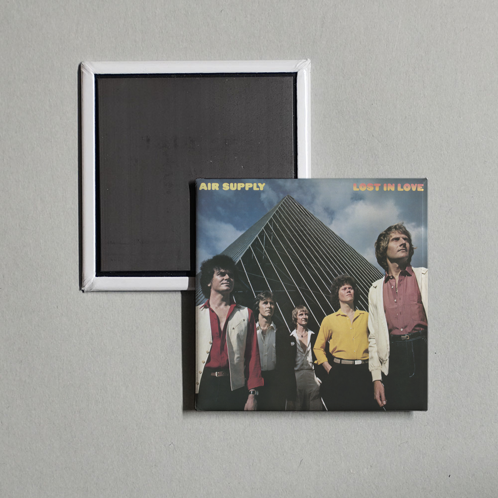 Air Supply - Lost in Love Album Cover Fridge Magnet