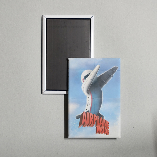 Airplane Mode Mini Movie Fridge Magnet