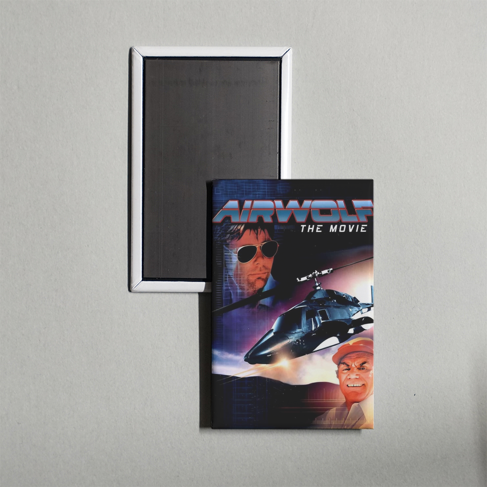 Airwolf The Movie Mini Movie Fridge Magnet