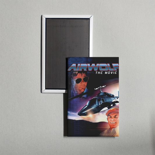 Airwolf The Movie Mini Movie Fridge Magnet