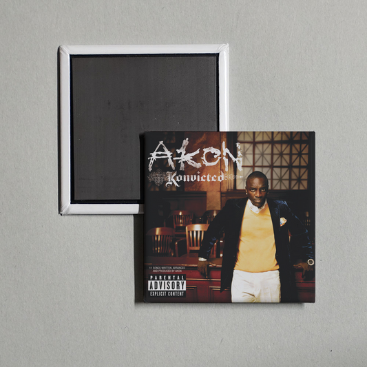 Akon - Konvicted Album Cover Fridge Magnet