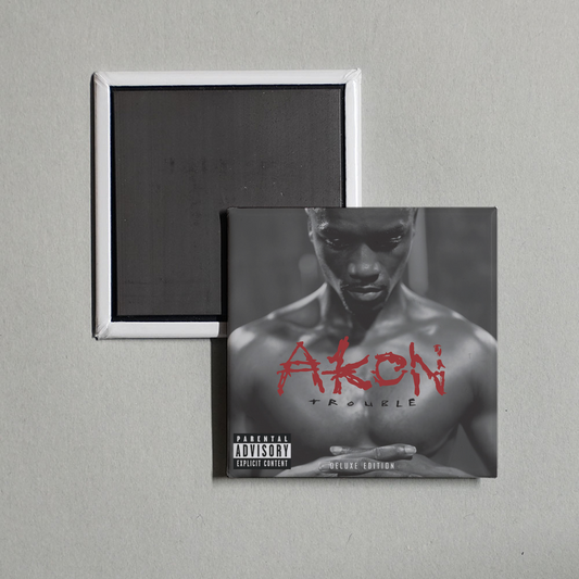 Akon - Trouble Deluxe Edition Album Cover Fridge Magnet