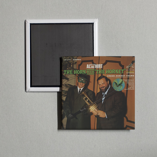 Al Hirt - The Horn Meets The Hornet Album Cover Fridge Magnet
