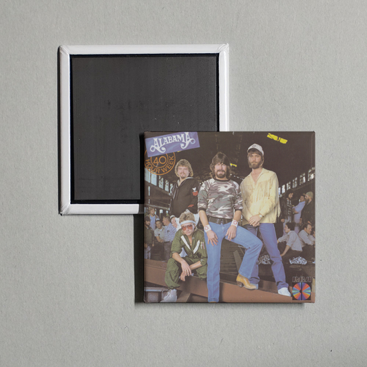 Alabama - 40 Hour Week Album Cover Fridge Magnet