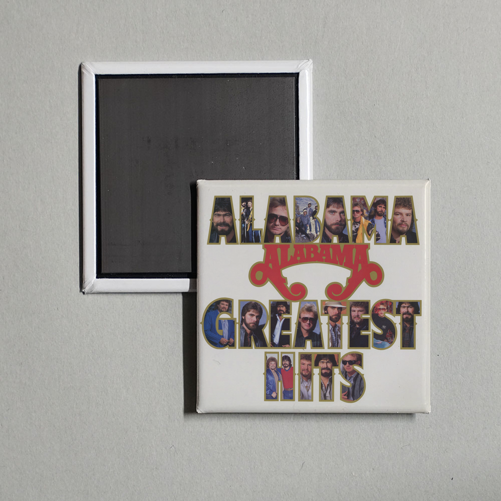 Alabama - Greatest Hits Album Cover Fridge Magnet