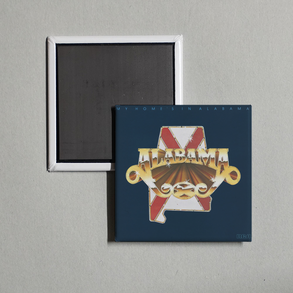 Alabama - My Home's In Alabama Album Cover Fridge Magnet
